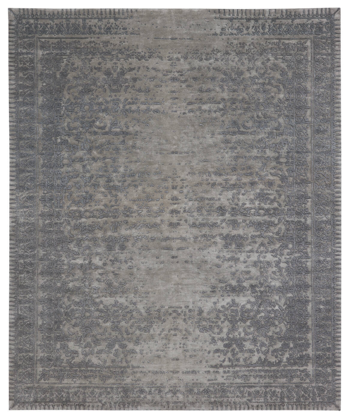 Ferrara Grey Luxurious Rug ☞ Size: 300 x 400 cm