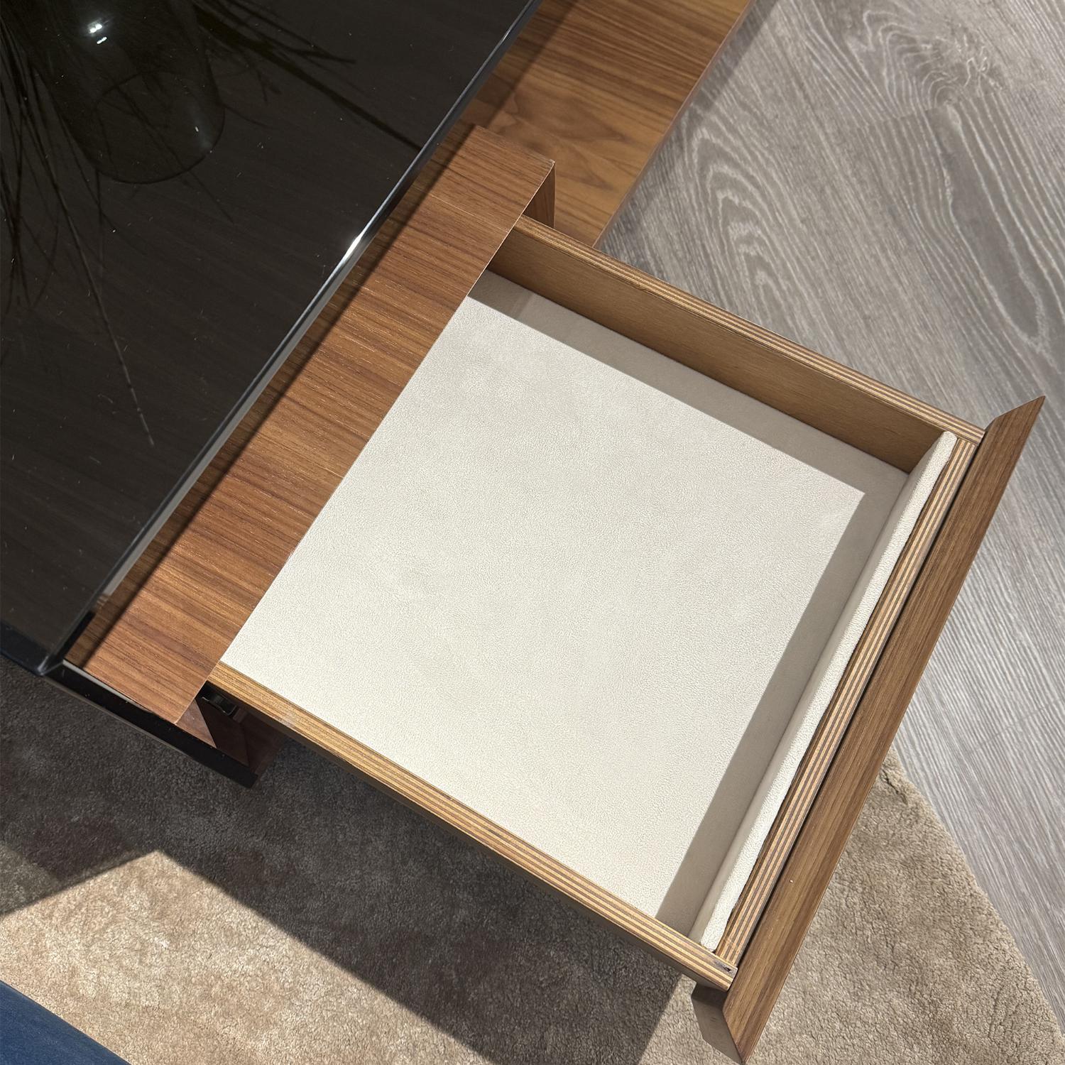 Peter Glass-Top Artisan Coffee Table