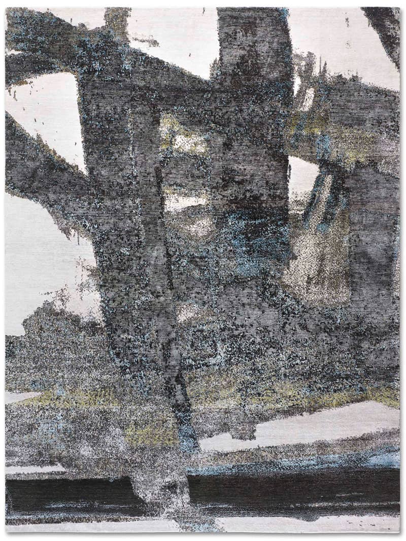 Green Rust Hand-Woven Exquisite Rug | Size: 122 x 183 cm