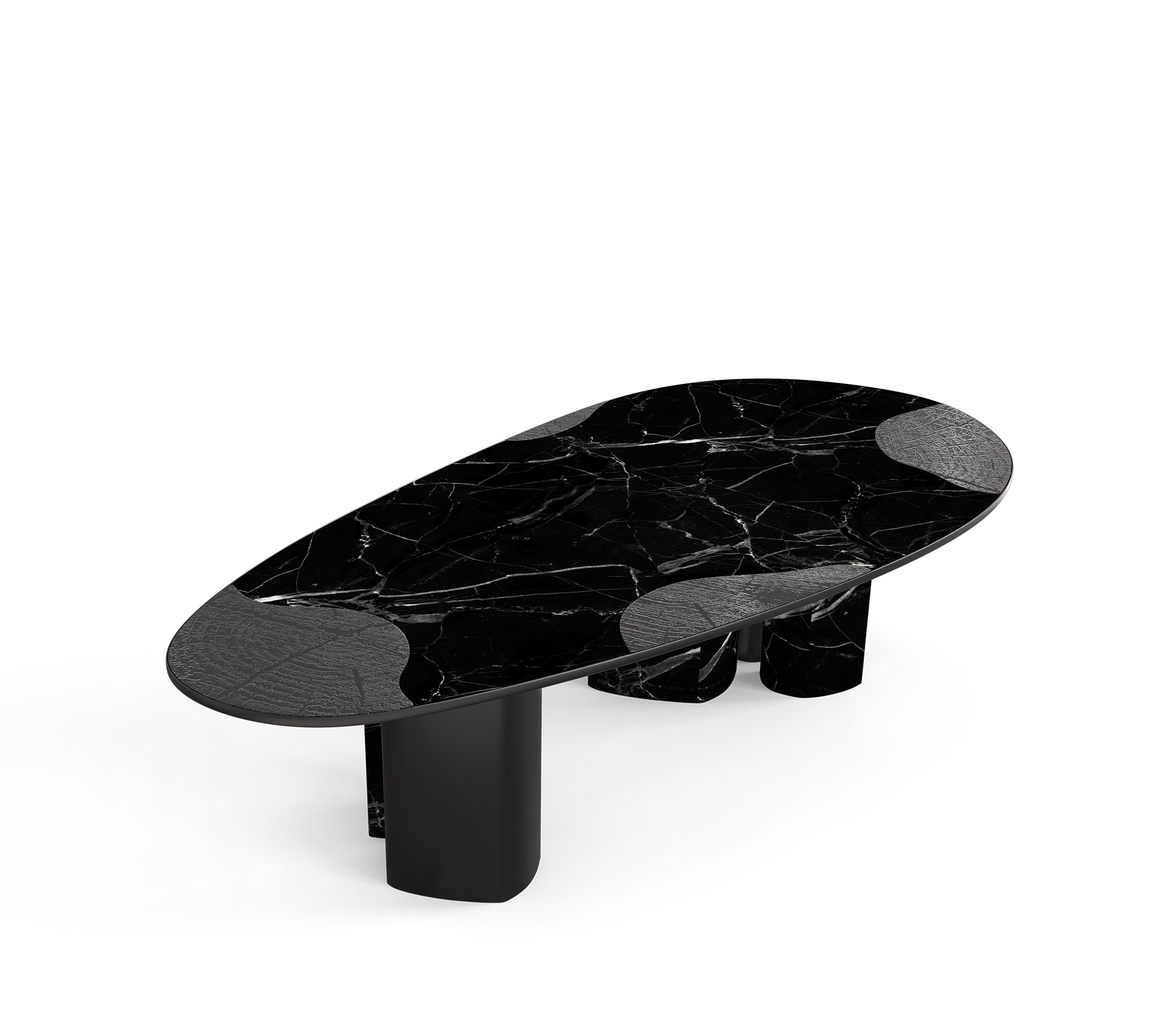 Marble & Onyx Luxe Dining Table