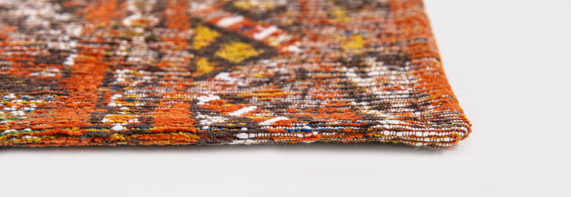 Vintage Flatwoven Orange Rug