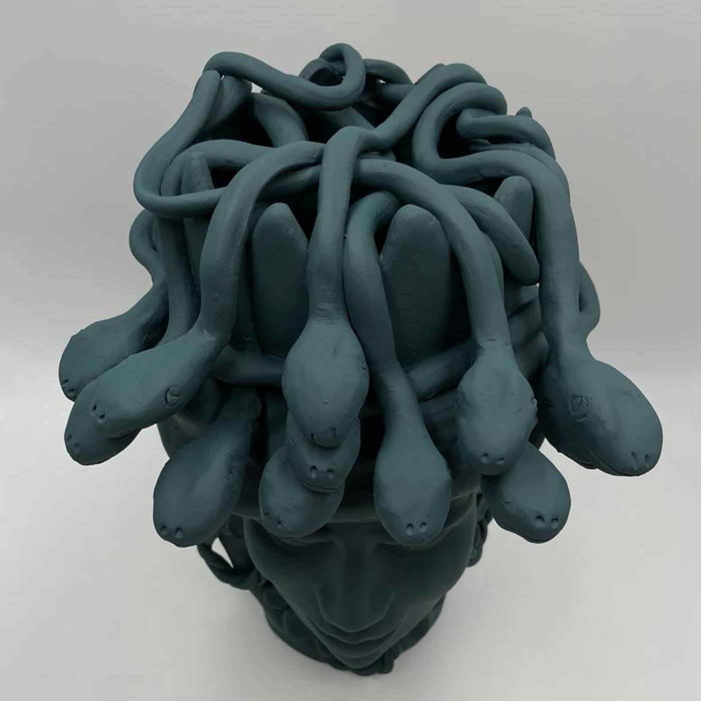 Matte Finish Moor's Head Sculpture
