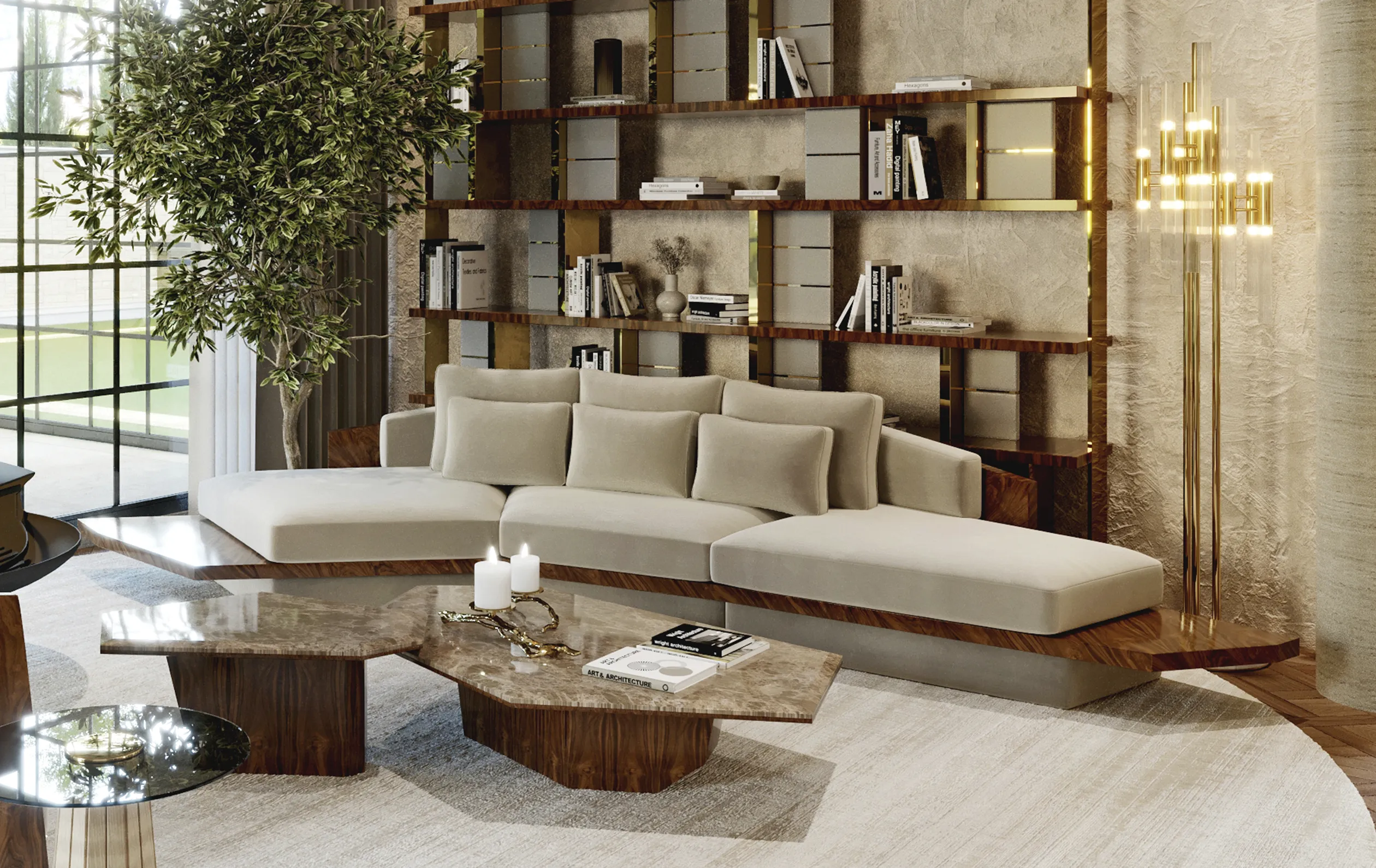 Zenith Set II Coffee Table - 4