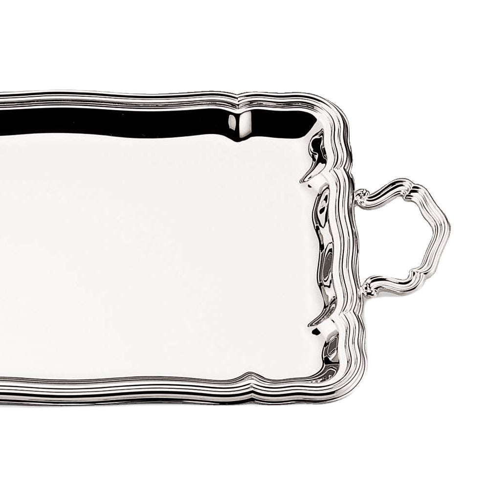 '700 Silver-Plated Tray With Handles