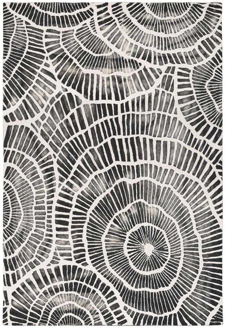 Charcoal Hand-Woven Luxury Rug | Size: 160 × 260 cm