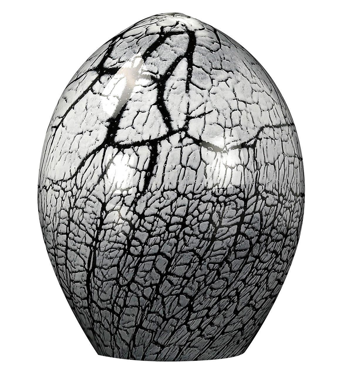 Crackled Dark Crystal Decorative Egg