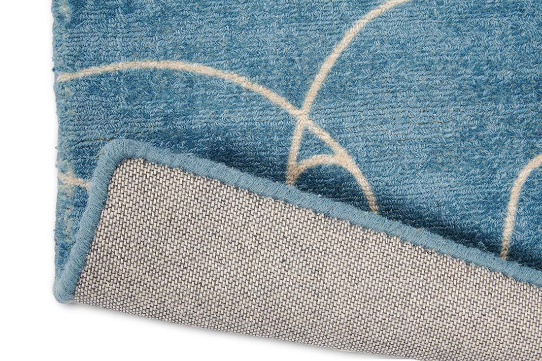 Teal Handwoven NZ Wool Rug | Size: 200 x 280 cm