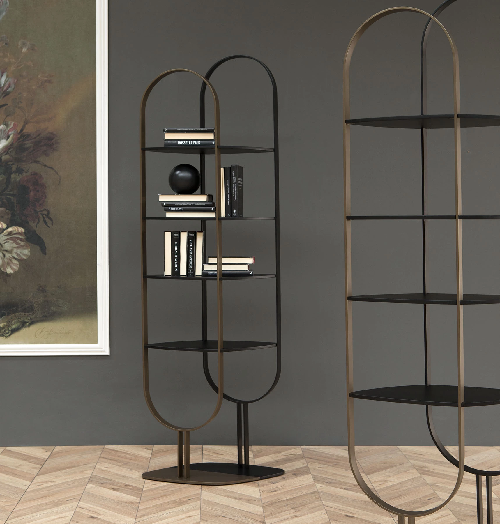 Sand Luxe Bookcase
