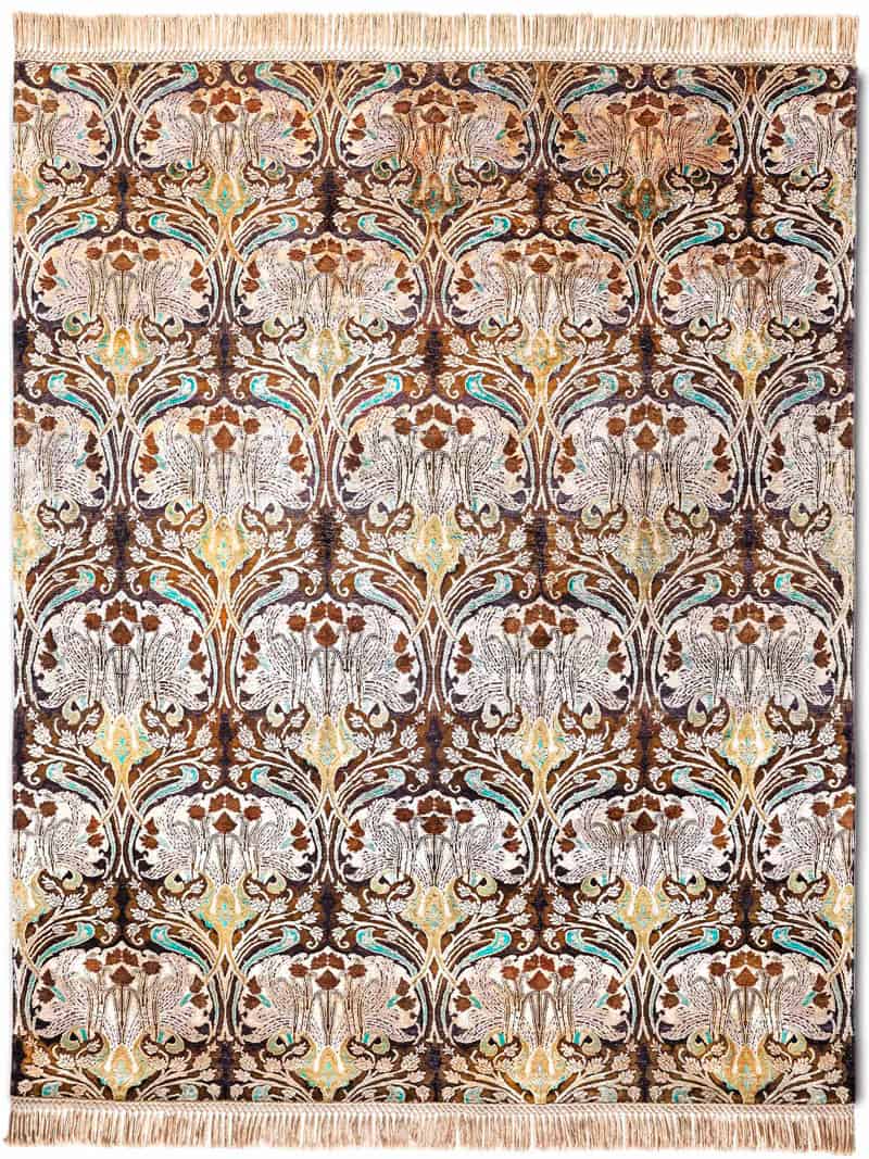 George Hand-Woven Exquisite Rug ☞ Size: 183 x 274 cm