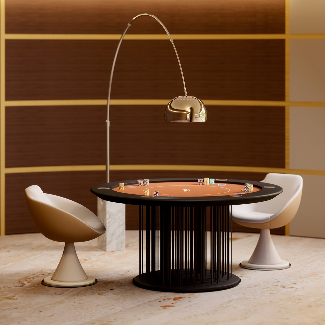 Shell Designer Swivel Chair - 5