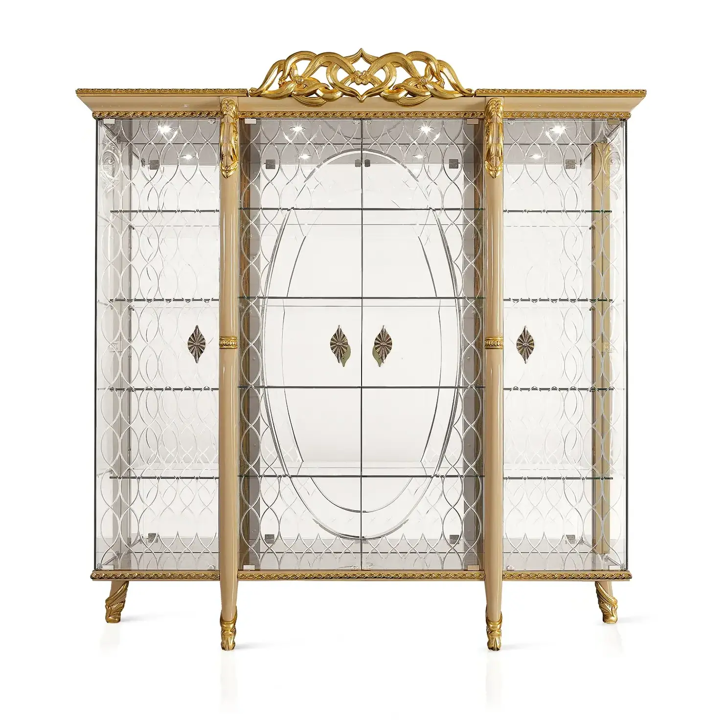 Italian Glass Display Cabinet