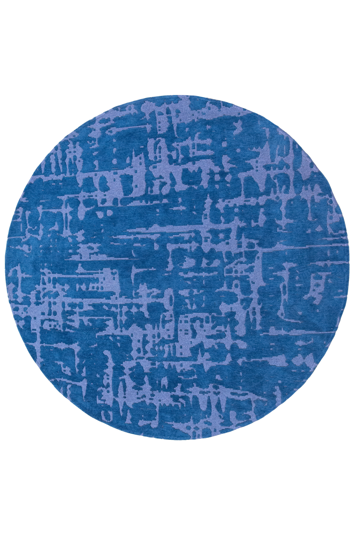 Blue Belgian Flatwoven Rug ☞ Size: 240 x 340 cm