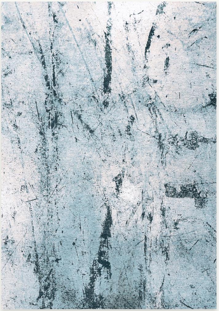 Blue-Green Textured Rug | Size: 280 x 390 cm