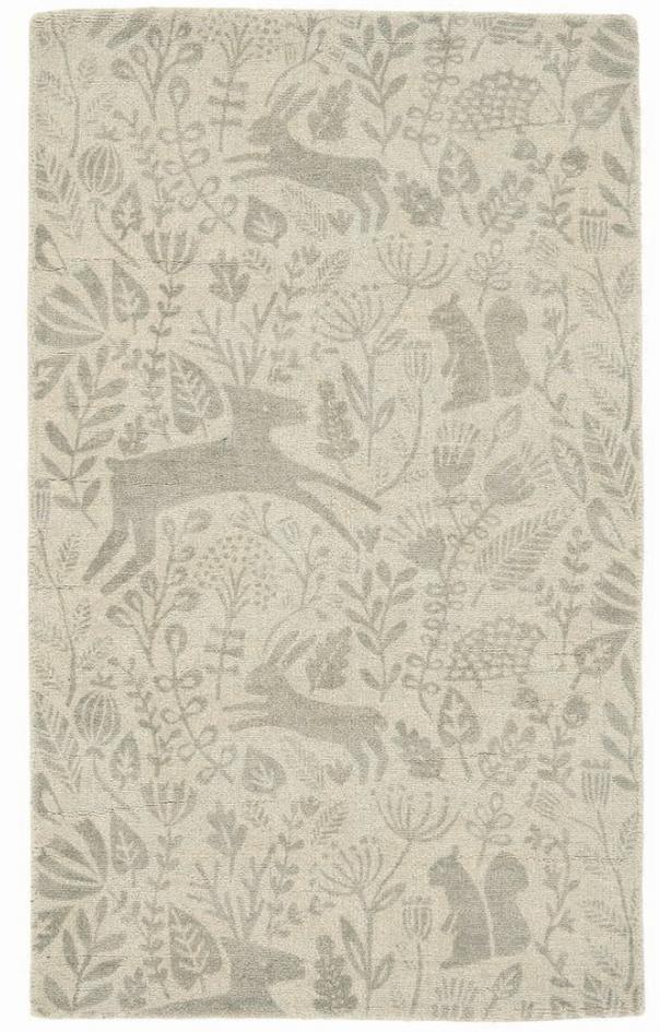 Taupe Handwoven NZ Wool Rug