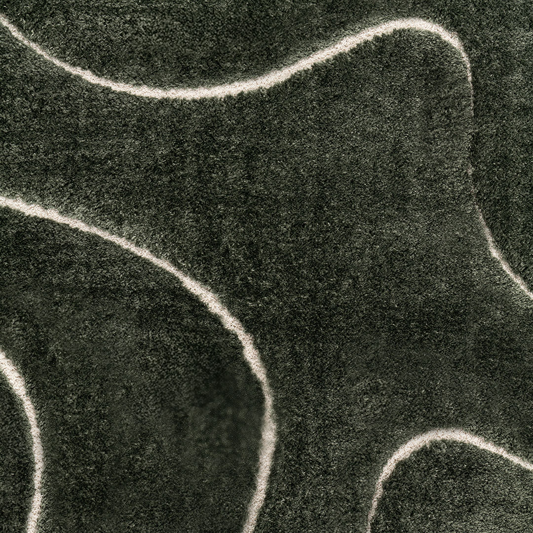 Venere Verde Modern Rug