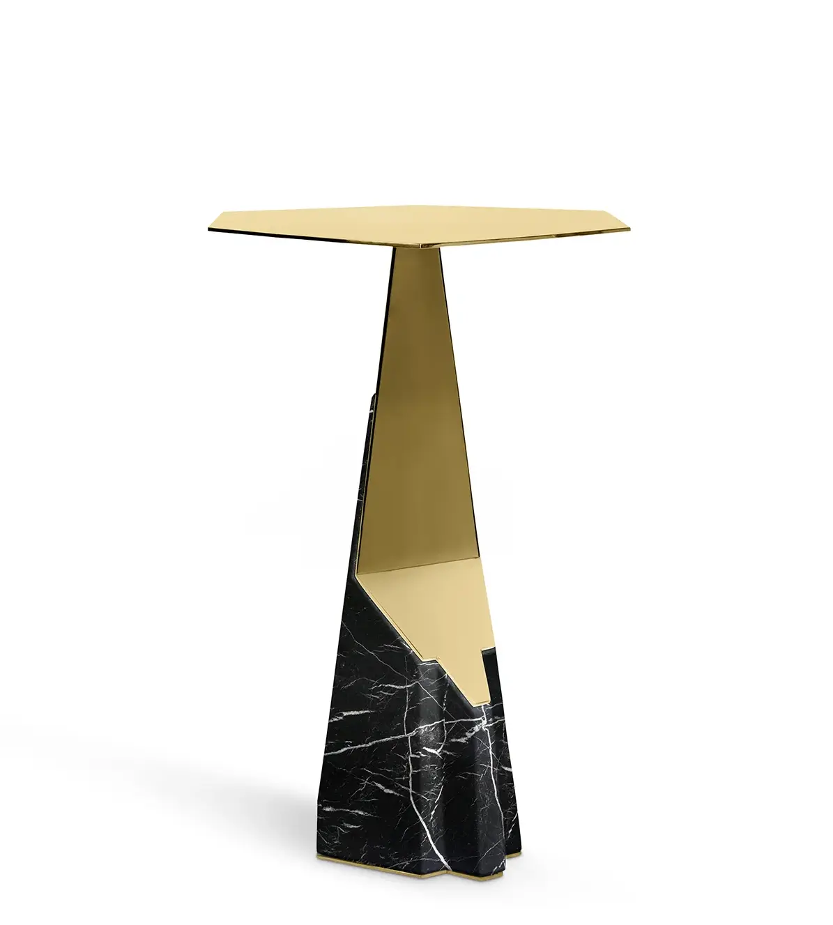 Aura Black Side Table
