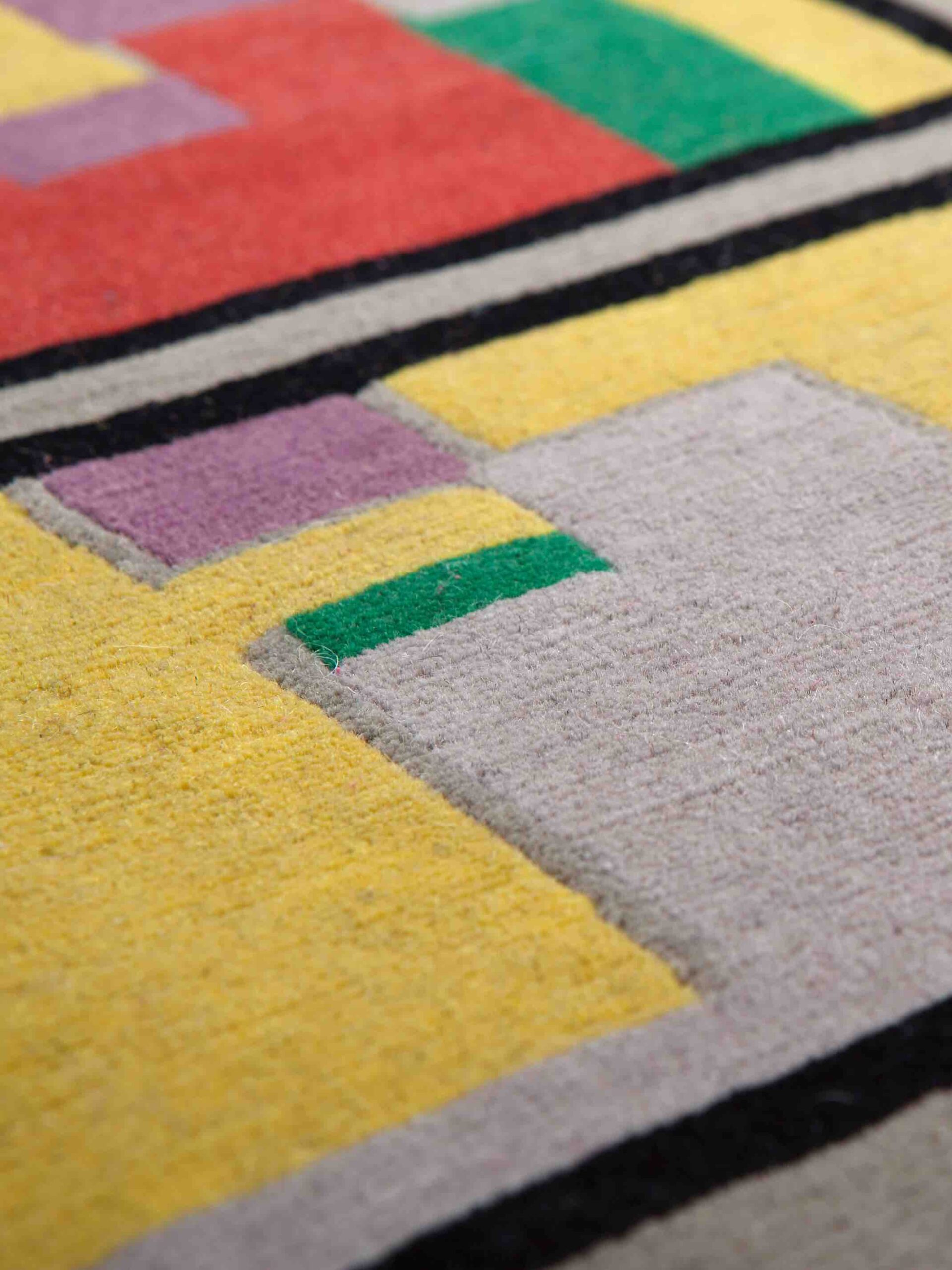 Nationalities Designer Wool Rug