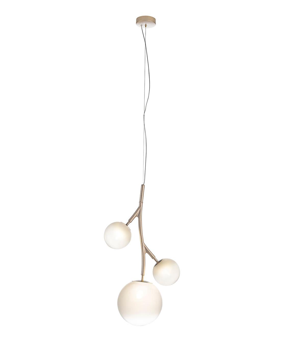 Artisan Brass & Glass Sphere Chandelier