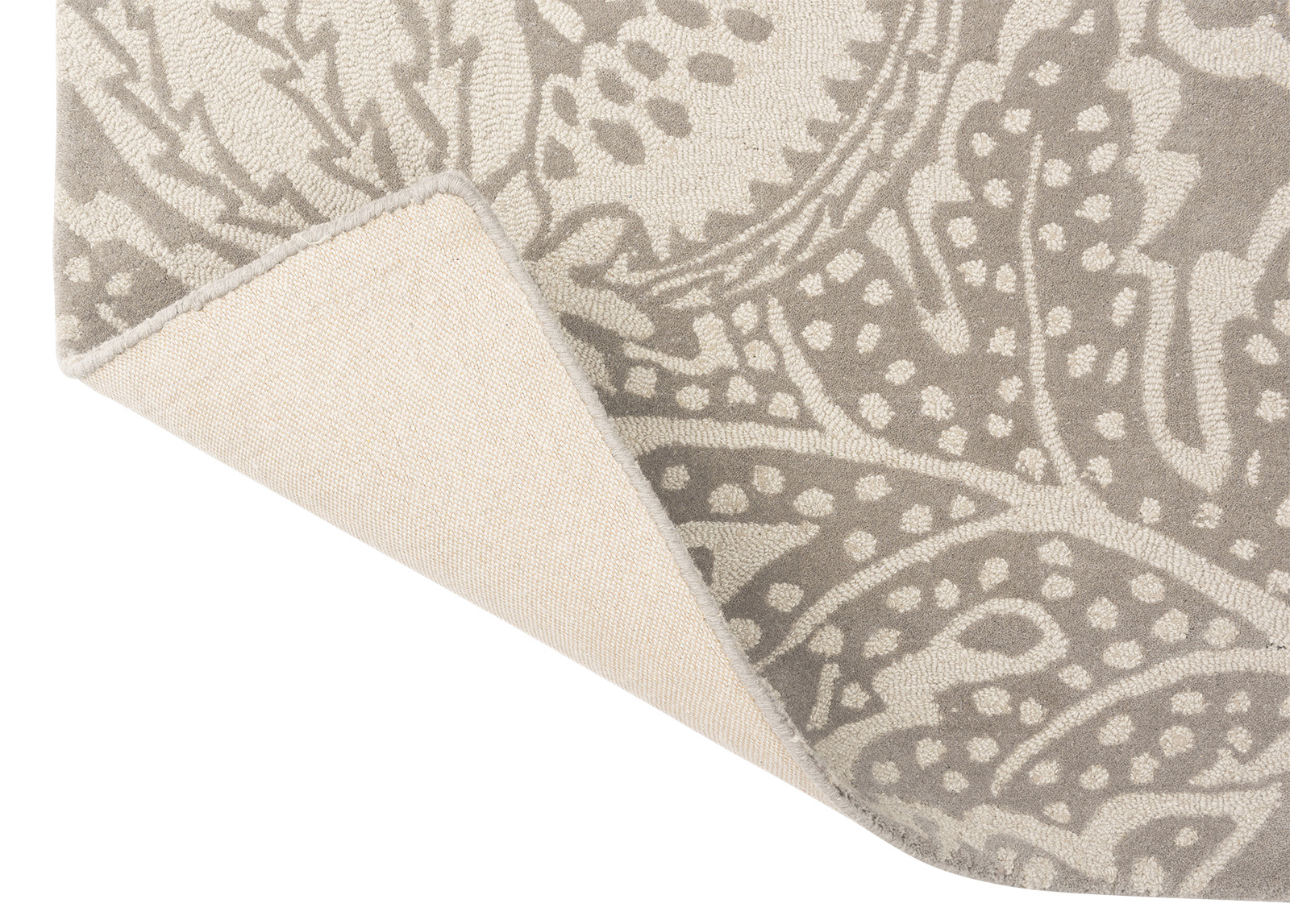 Hand Woven Beige Wool Premium Rug