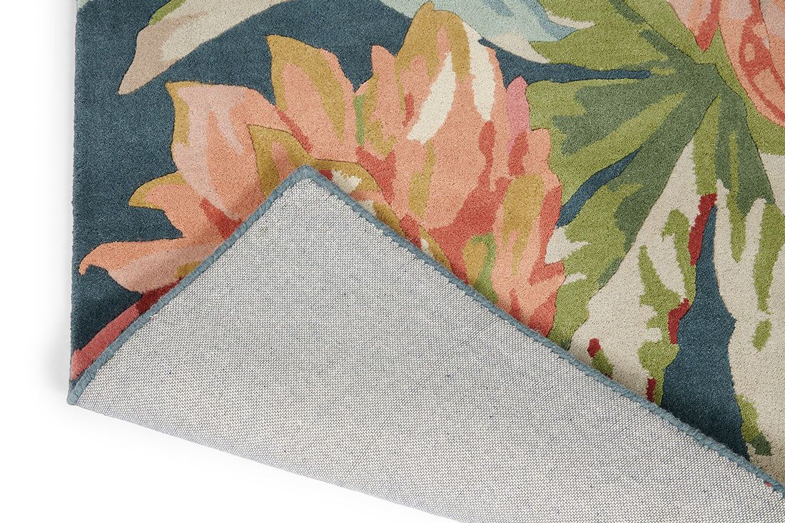 Wild Rose Floral Rug