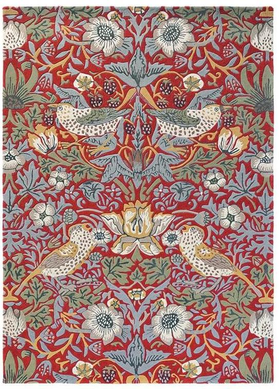 Designer Handtufted Red Indian Rug | Size: 140 x 200 cm