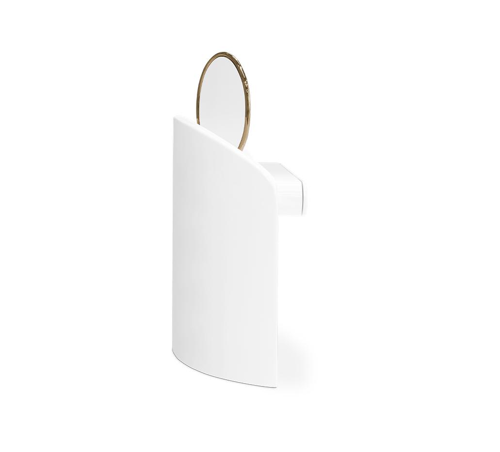 Nimbus White Vanity Console