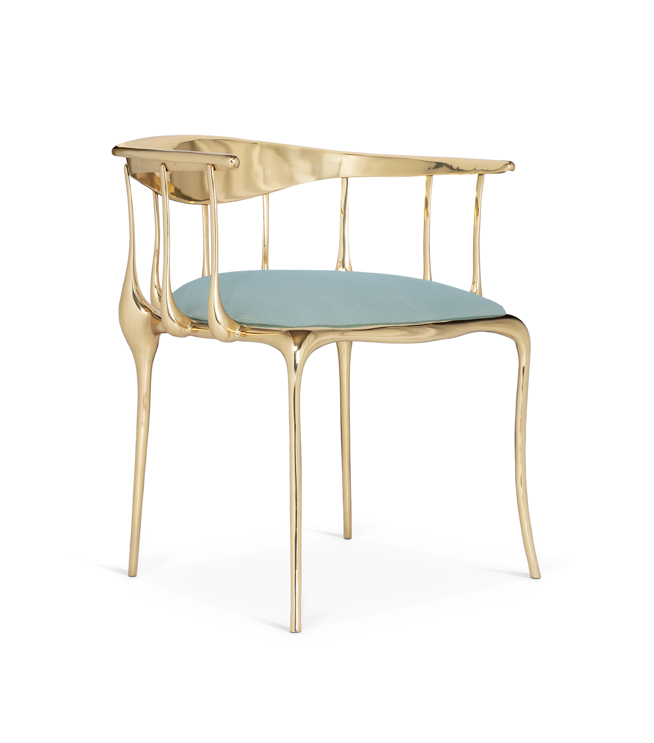 Light Blue Designer Luxe Chair