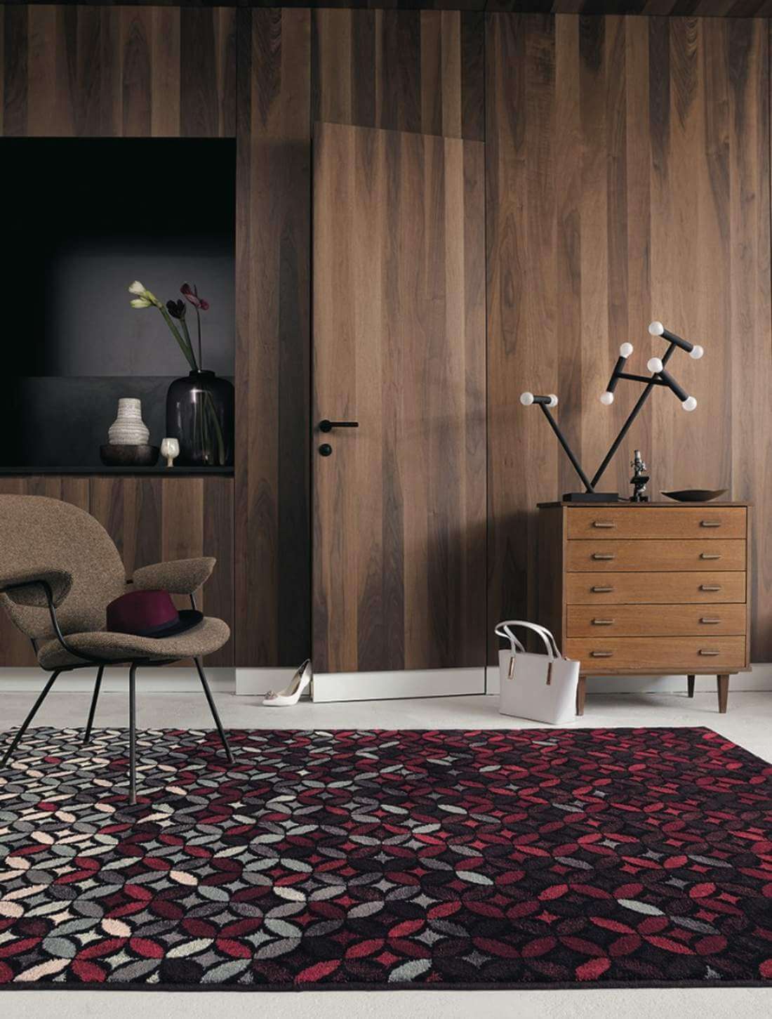 Cosmoz Deep Purple 58905 Rug | Size: 140 x 200 cm