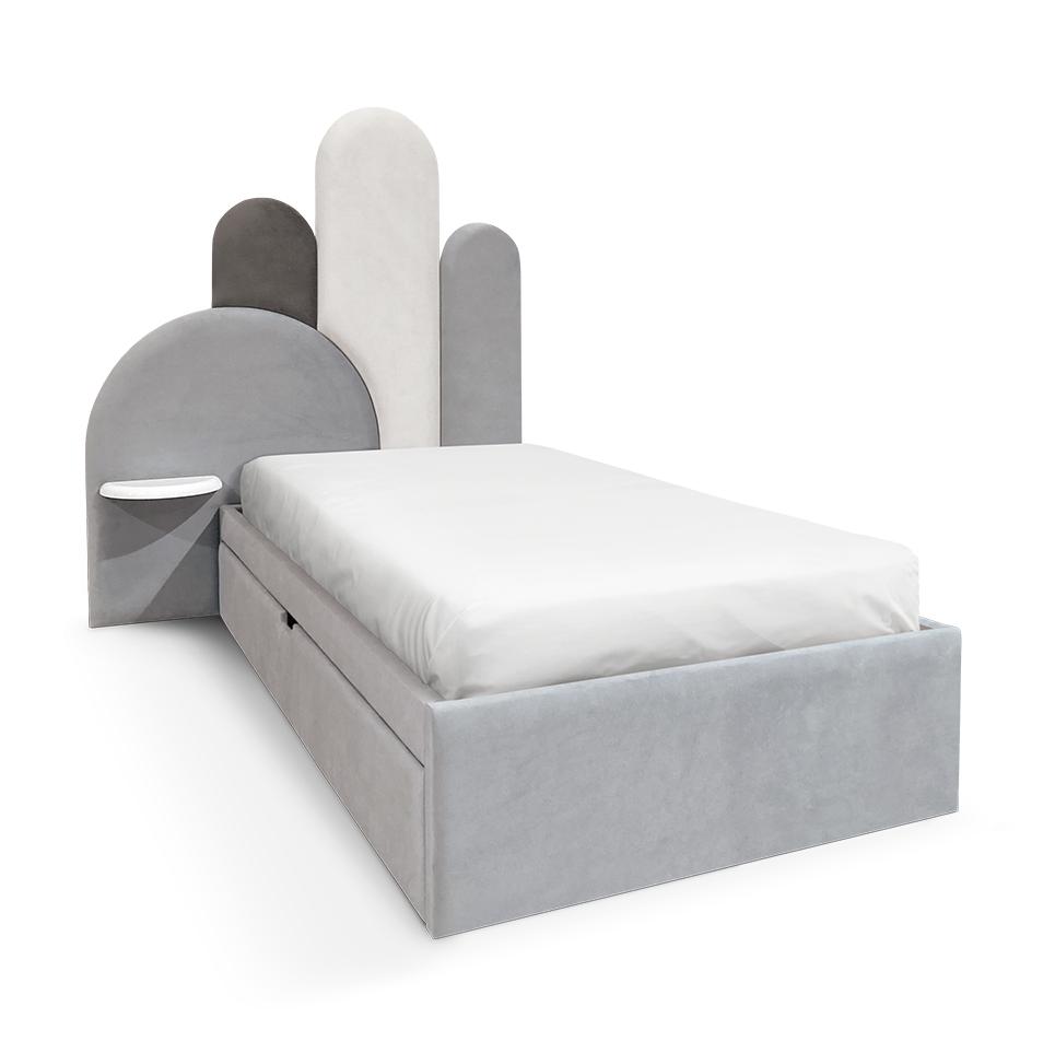 Highland Warrior Elegant Kids Bed | Configuration: 1 Drawer | Mattress Size: 190 x 200 cm