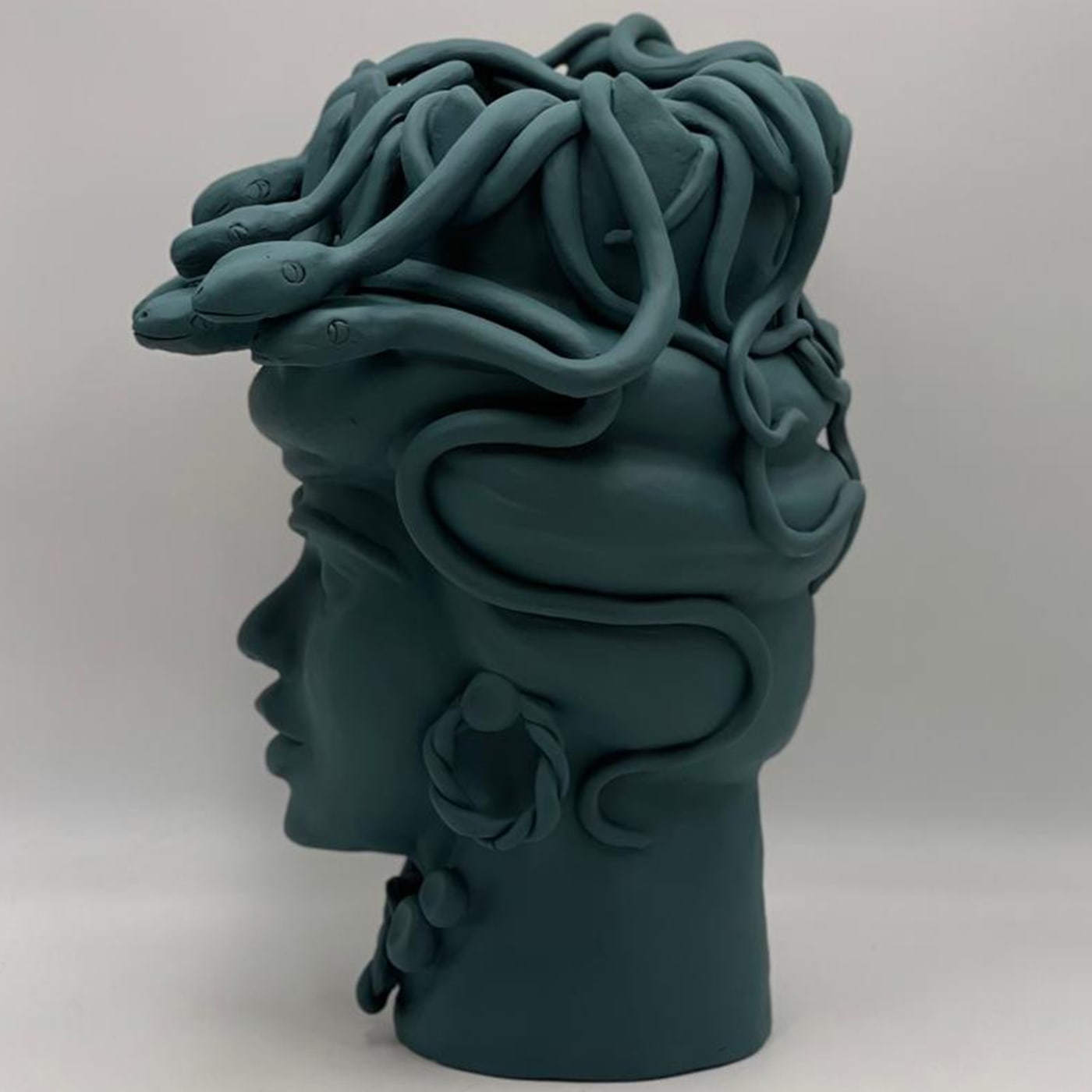 Matte Finish Moor's Head Sculpture