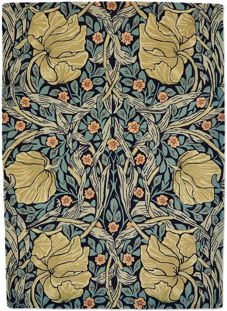 Pimpernel Indigo Hand-Tufted Rug
