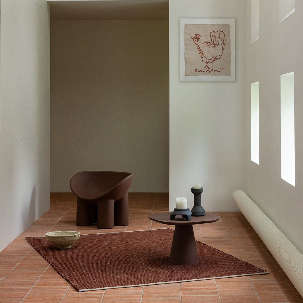 Border Rust Rug | Size: 170 x 240 cm