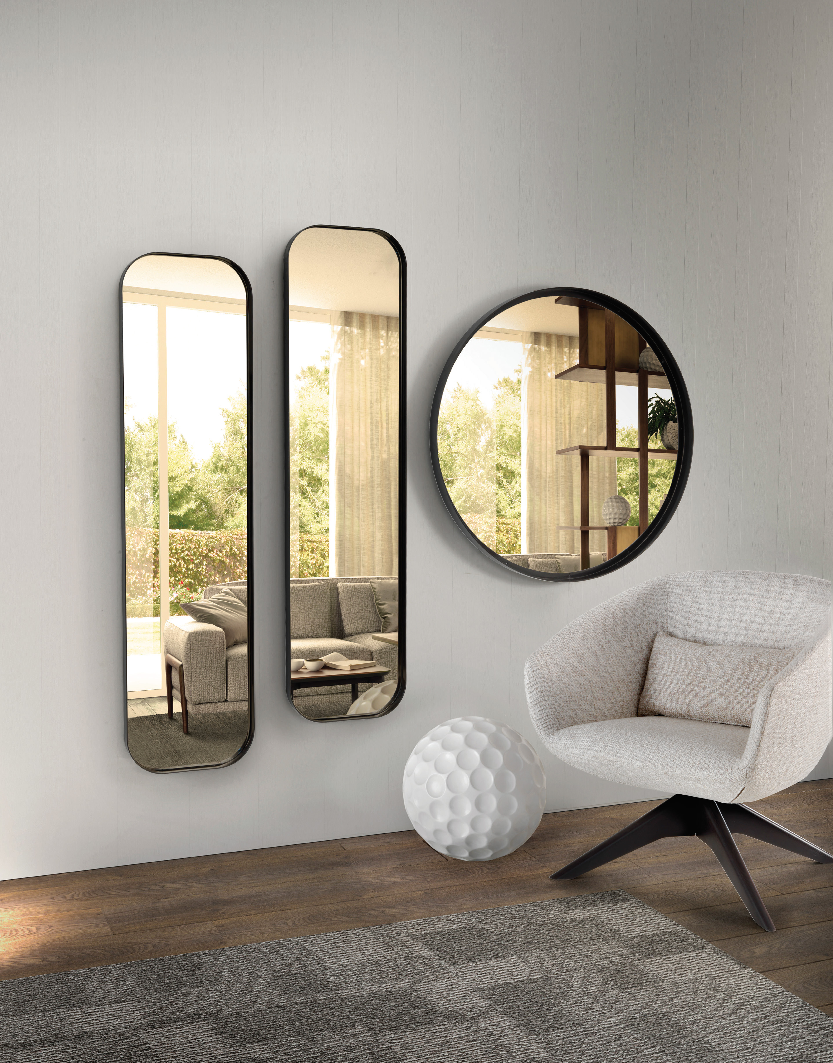 Ron Round Mirror