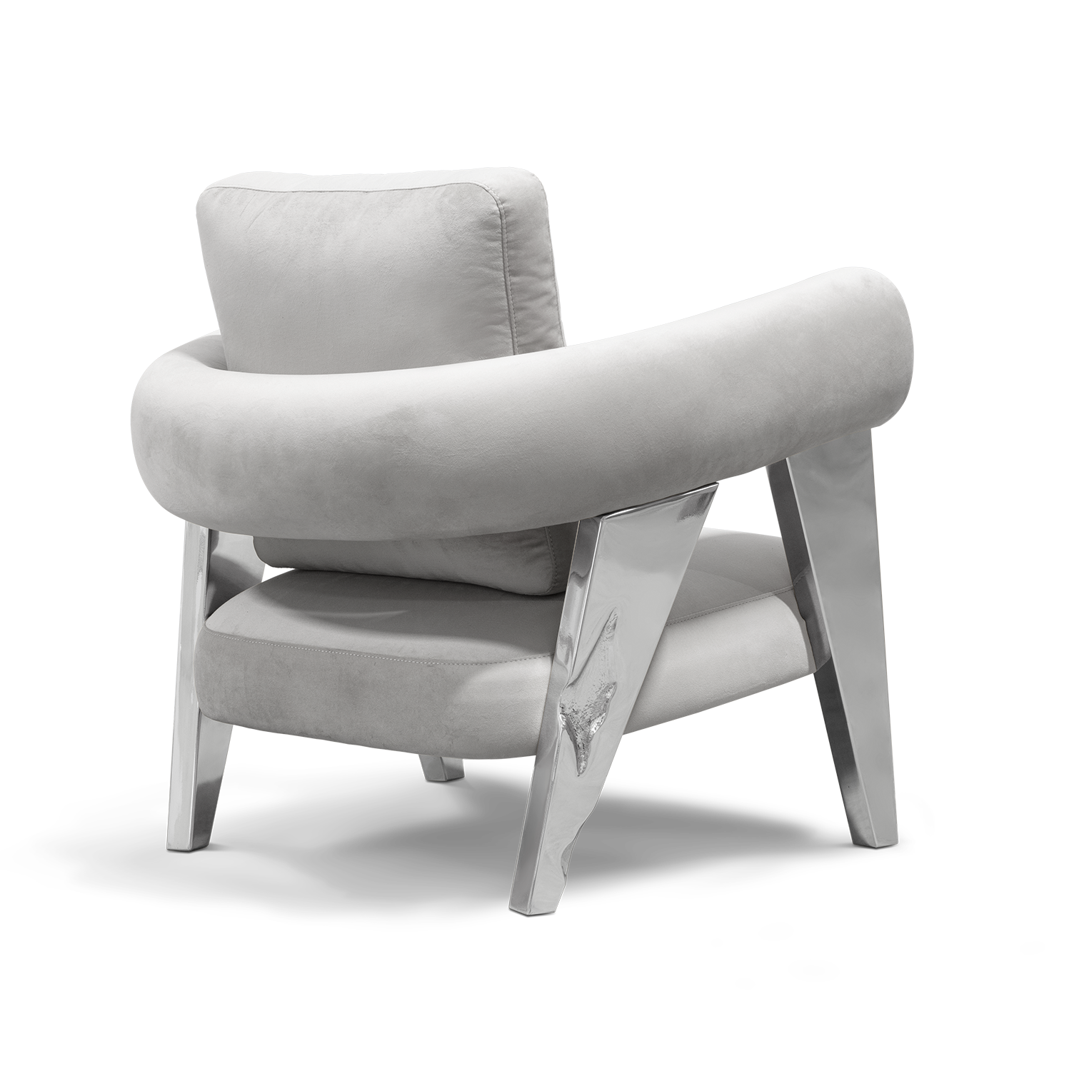 Enigma Grey Designer Armchair