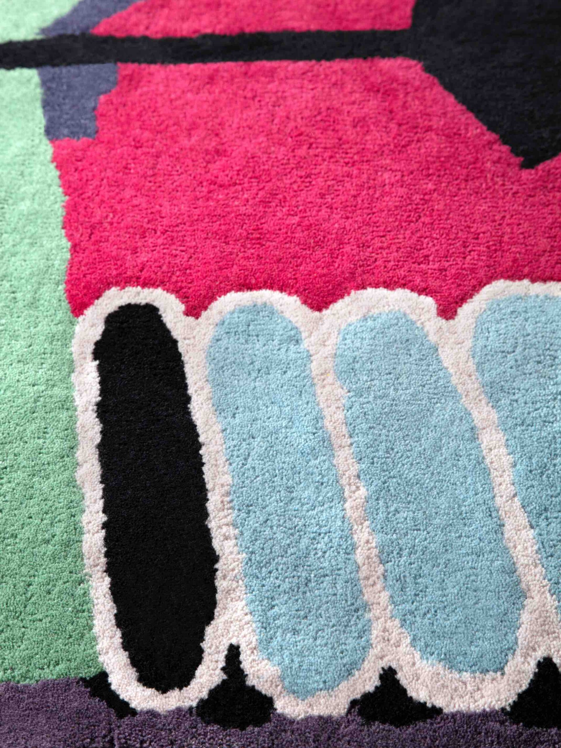 Tufty Designer Wool Rug