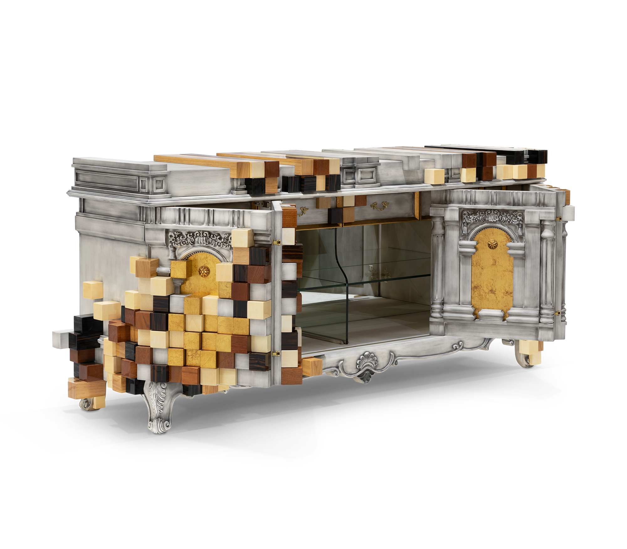 Trafalgar Gray Classic Sideboard