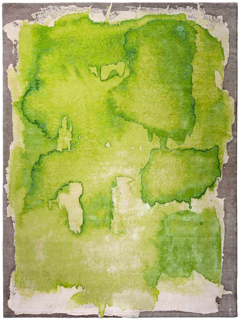 Mono Green Luxury Hand-Woven Rug