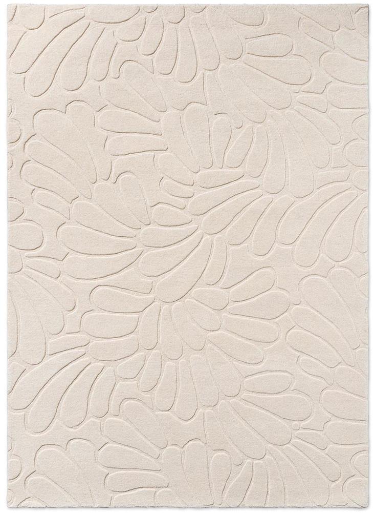 Petal Design Ivory Cream Rug | Size: 250 x 350 cm