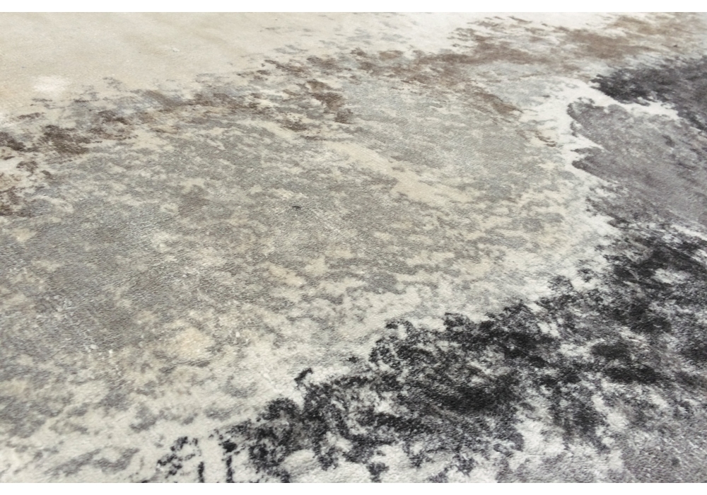 Land Grey Viscose Handwoven Luxury Rug | Size: 200 x 300 cm