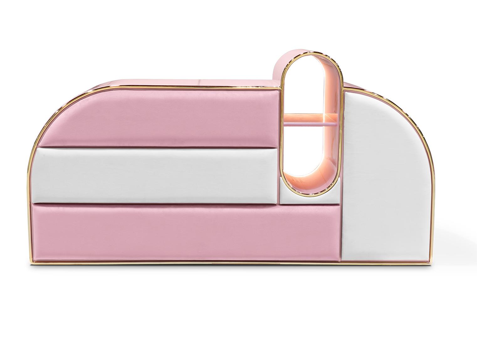 Candy Triple Pink Chest of Drawers