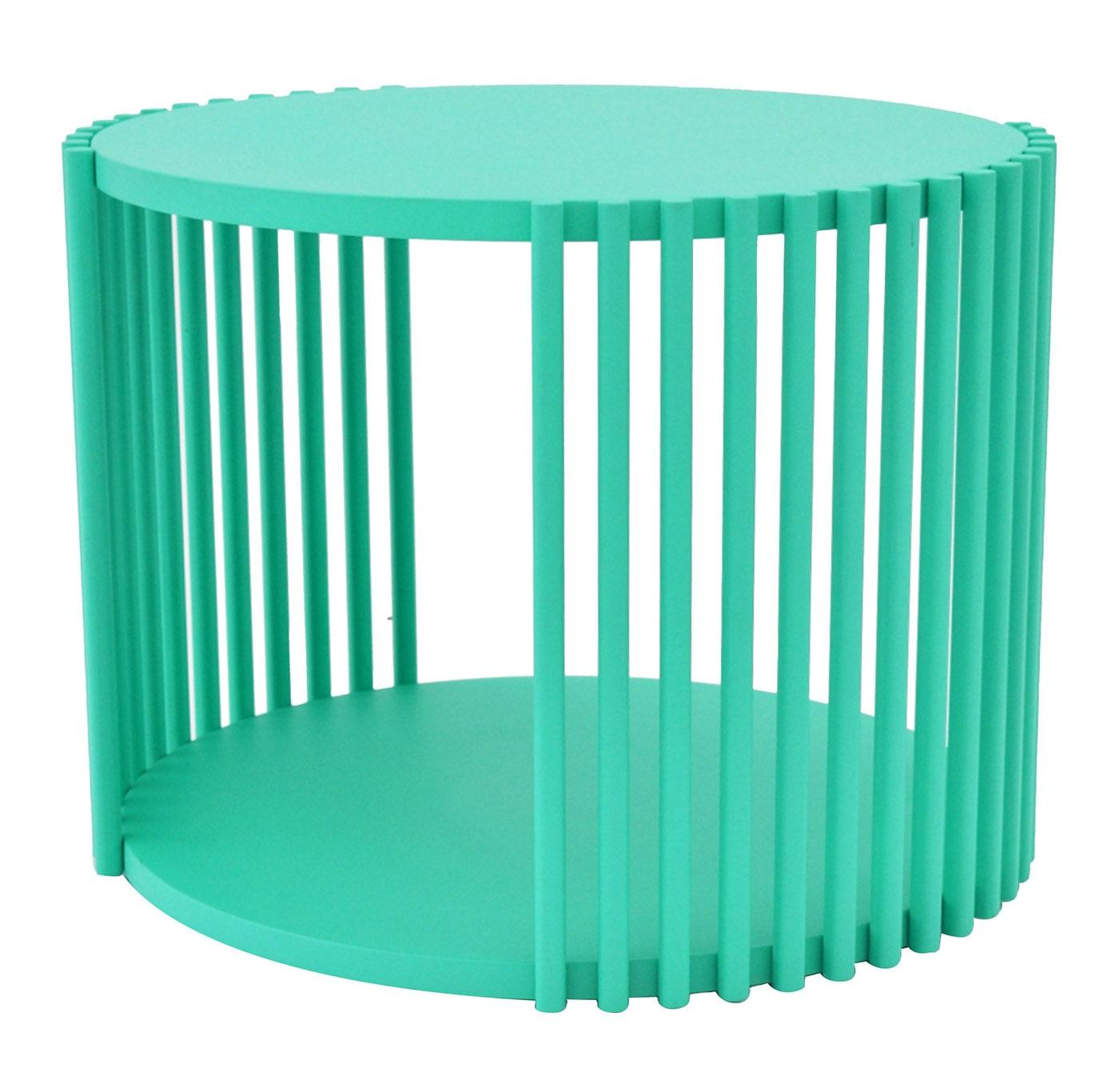 Low Green Round Coffee Table