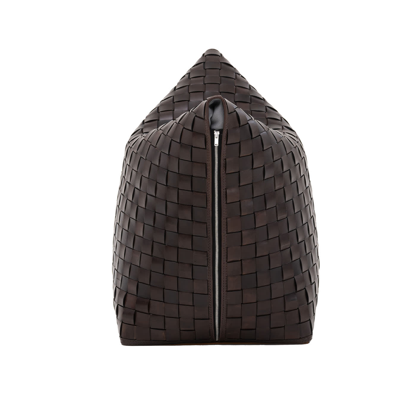 Weaved Mao Bean Bag Leather Chair