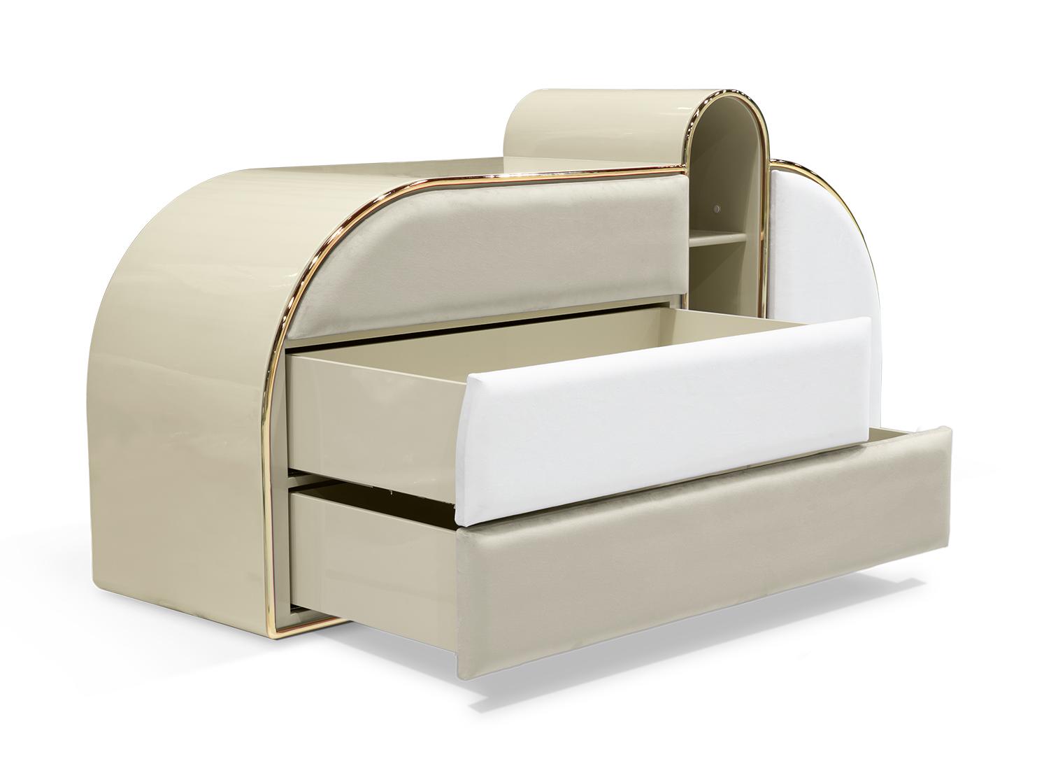 Candy Triple Beige Chest of Drawers