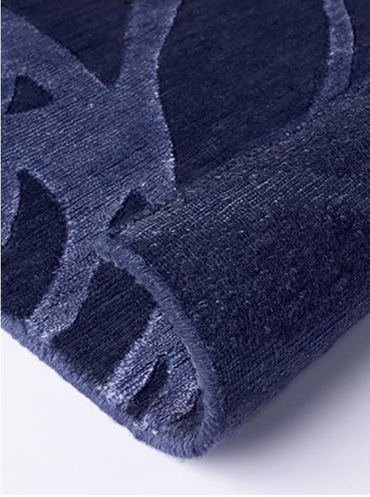 Hand-Woven Blue Rug ☞ Size: 200 x 300 cm