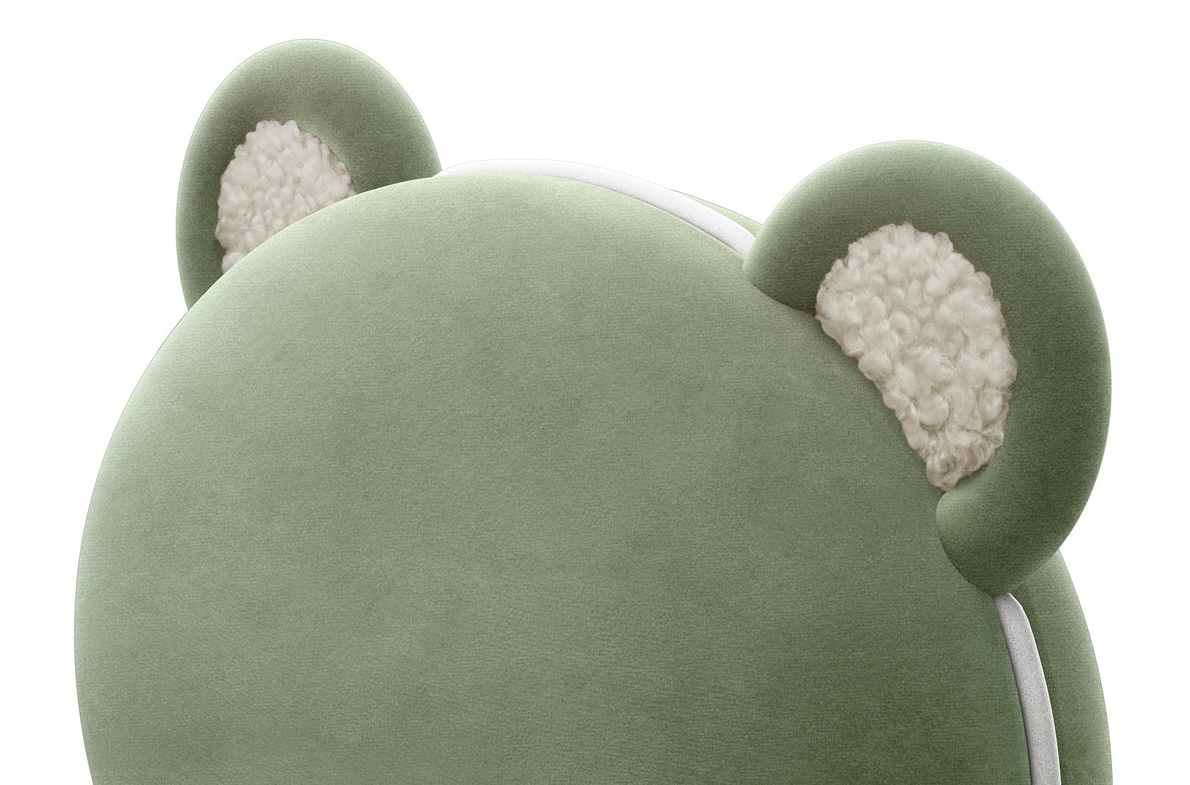Fluffy Bear Green Child’s Chair