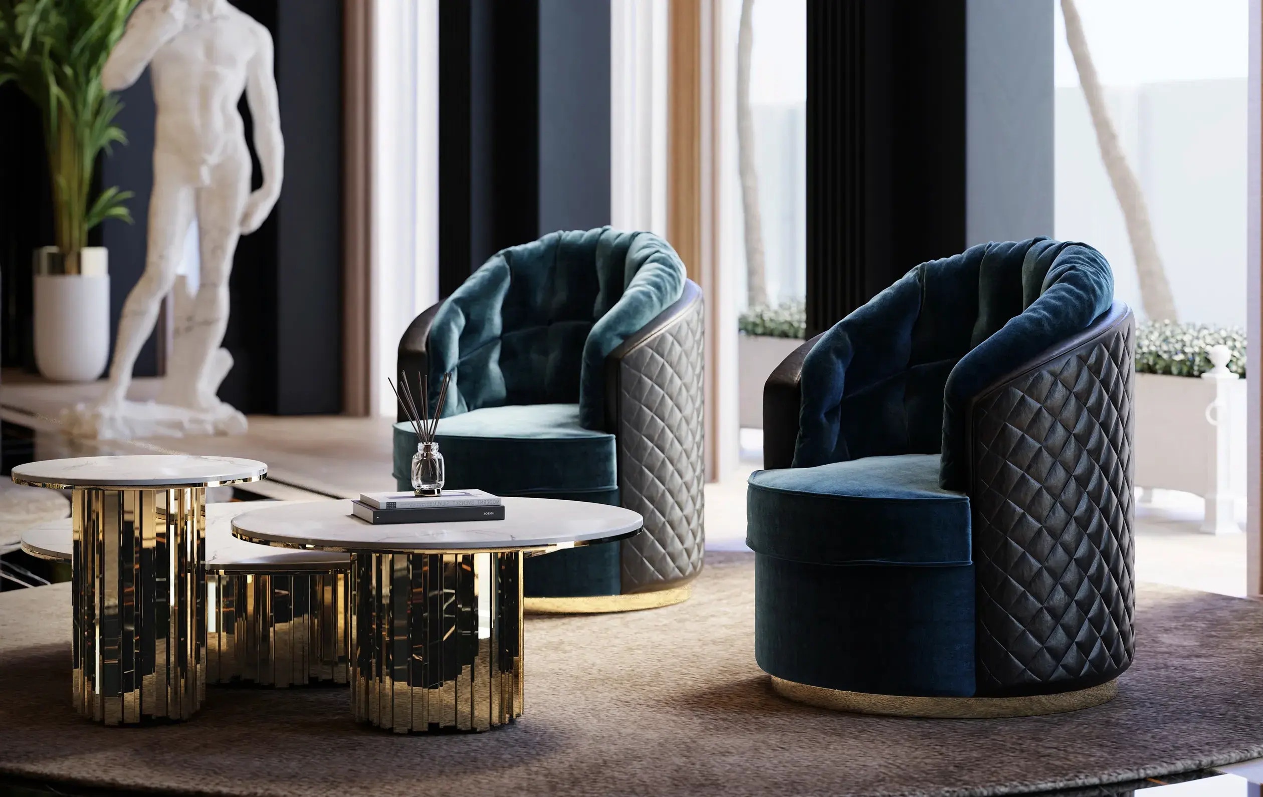Majestic Trio Coffee Table - 10