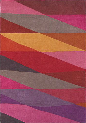 Geometric Pure Wool Rug Estella Cameleon 88200
