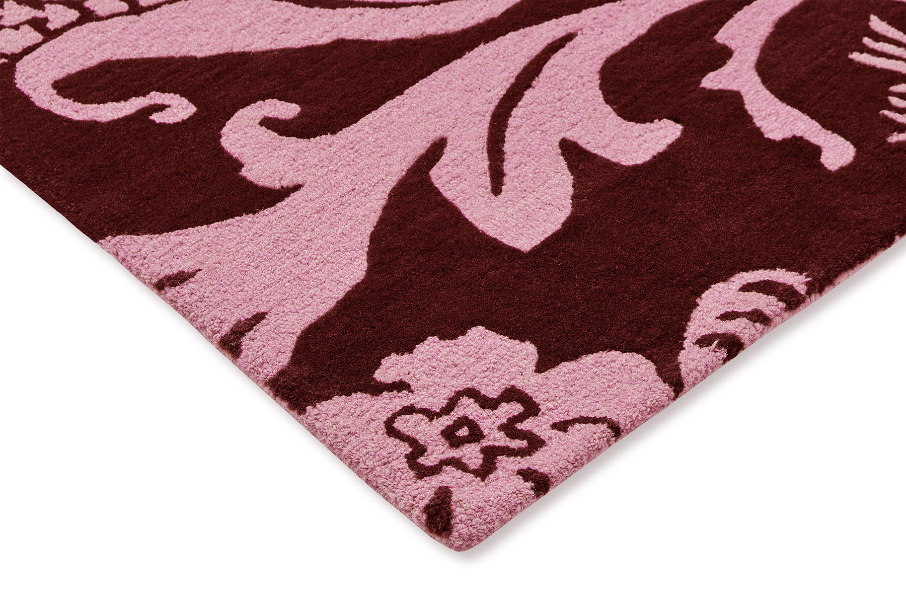 Baroque Pink Designer Rug | Size: 140 x 200 cm