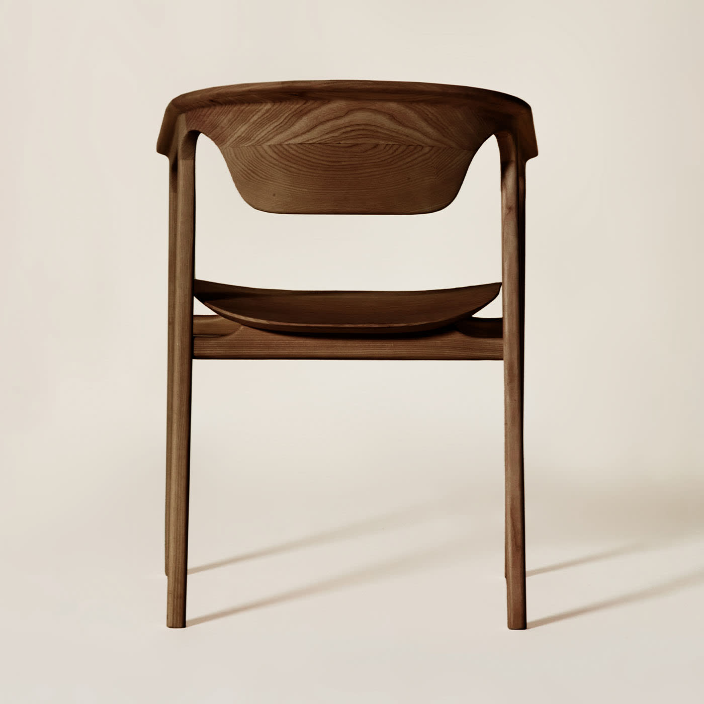 Duna Brown Contemporary Italian Chair