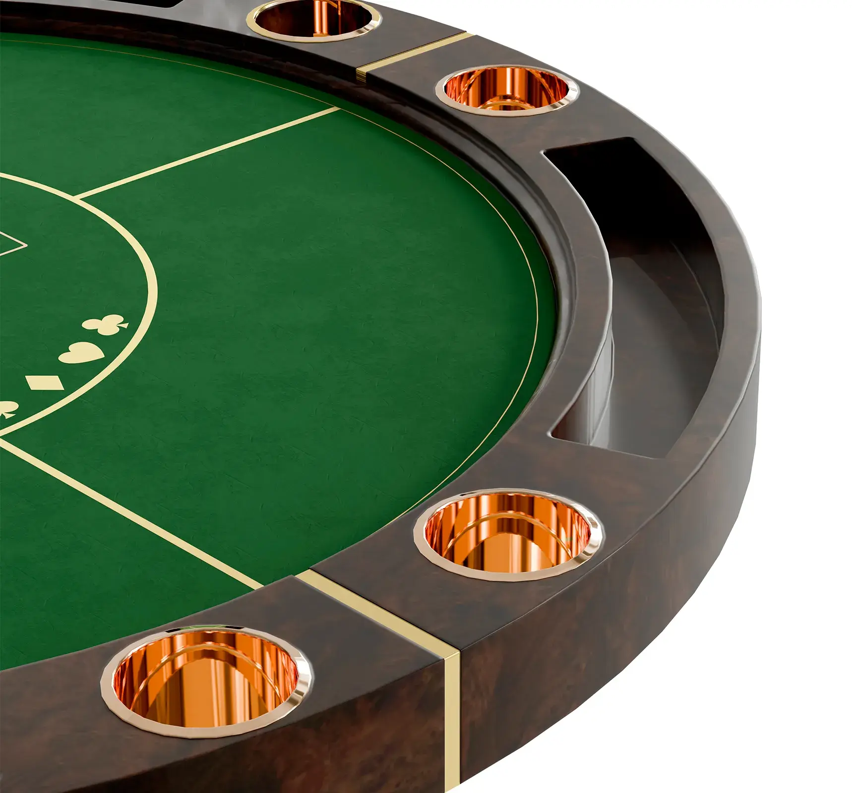 Royal Grey Poker Table